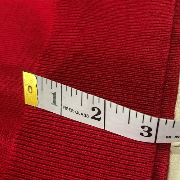 NWT Worthington Cherry Cordial sweater with 3 inch band at hem size XXLT - Picture 8 of 8